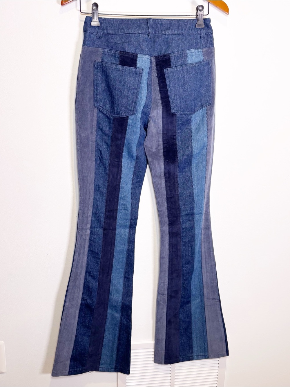 Current Mood The Peace Train Flare Jeans by Dolls Kill - Picture 5 of 8